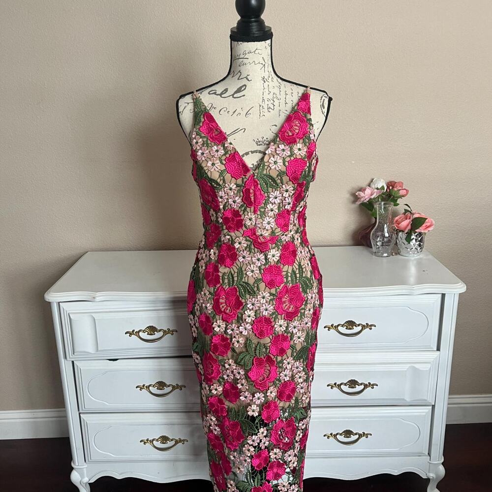 Floral midi dress